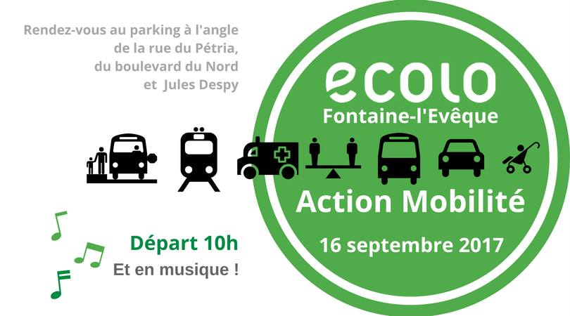Action mobilité à Fontaine le 16 septembre